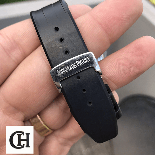 Audemars Piguet Royal Oak Offshore 25940SK.OO.D002CA.02.A Audemars Piguet Royal Oak 25940SK.OO_.D002CA.02 Black Rubber steel clasp