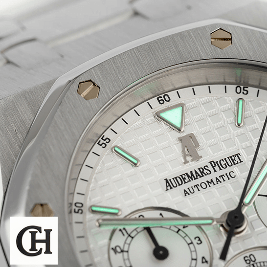Audemars Piguet Royal Oak Chronograph 26300ST.OO.1110ST.05 Audemars Piguet 25860ST.OO_.1110ST.05 Royal Oak White Dial