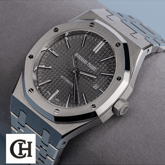 Audemars Piguet Royal Oak Selfwinding Gray gray background