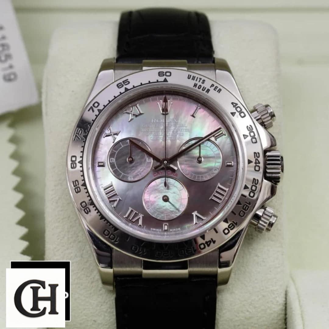 Rolex Daytona 116519 Mother of Pearl Dial Romen Numerial Romen Numerial