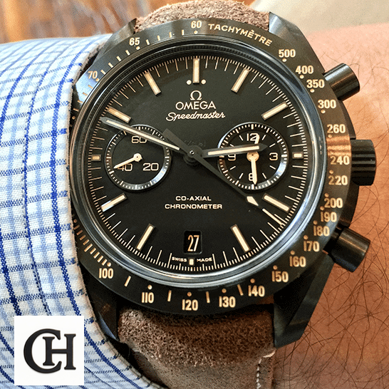 Omega Speedmaster Moonwatch 311.92.44.51.01.006 True omega speedmaster 311.92.44.51 hand Omega Speedmaster 311.92.44.51 Black Dial on the man wrist