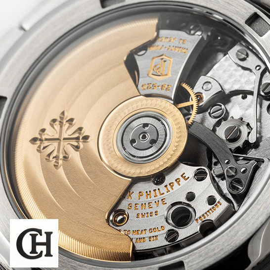 Patek Philippe Nautilus Travel Time Chronograph 5990/1A-001 First-Class patek philippe nautilus 59901A 001 case Patek Philippe Nautilus 59901A close analog view