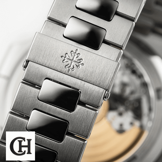 Patek Philippe Nautilus Travel Time Chronograph 5990/1A-001 First-Class patek philippe nautilus 59901A 001 clasp Patek Philippe Nautilus 59901A-001 Stainless Steel Bracelet
