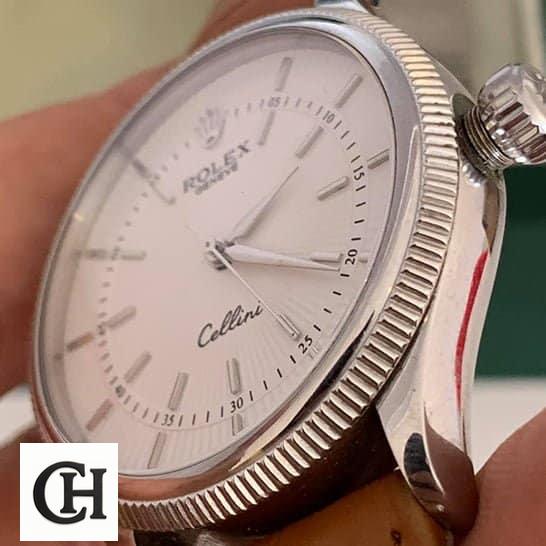 Rolex Cellini 4233 Danaos "White Dial" Top Grade rolex cellini danaos Rolex Cellini Danaos Stainless Steel Case