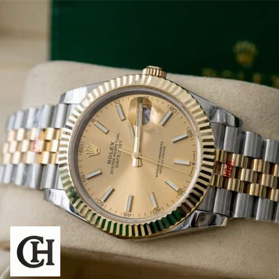 Rolex Datejust 116233 Yellow Gold Dial Two Tone Jubilee