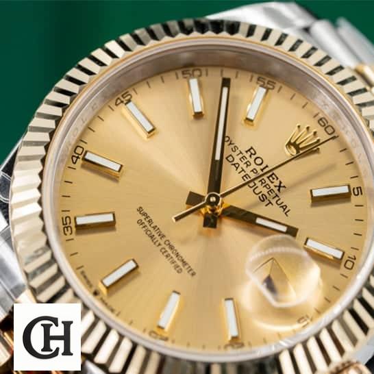 Rolex Datejust 116233 Yellow Gold Dial & Fluted Bezel