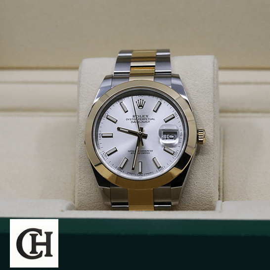 Rolex Datejust White Dial 126303 in rolex box