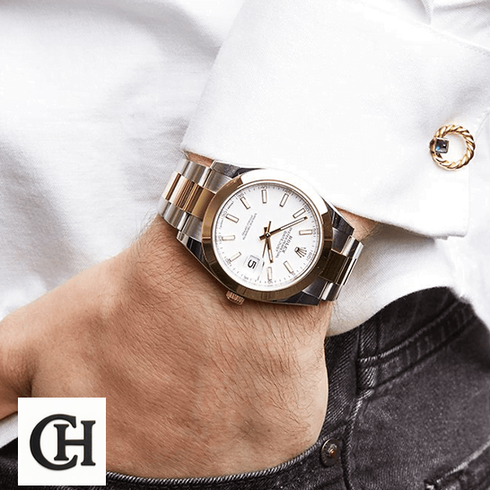 Rolex 126303-0015 Datejust on the man's wrist