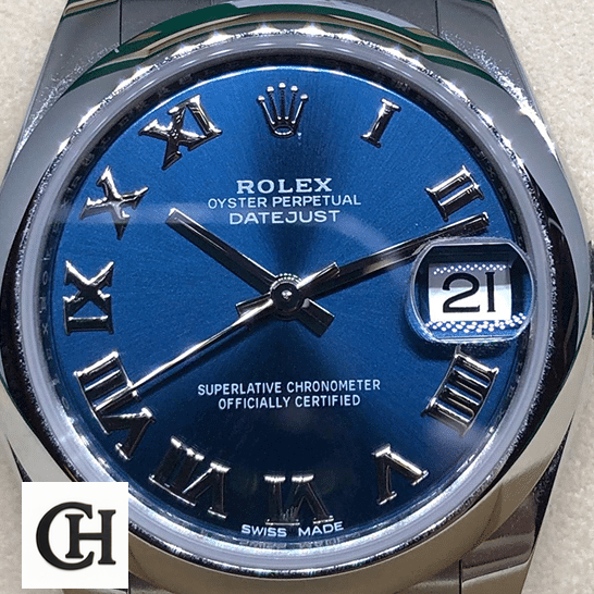 Rolex Datejust 178240 Blue Dial with Romen Numerial