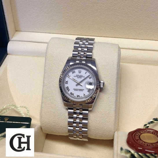 Rolex Datejust 179174 Stainless Steel Jubilee Bracelet in the Rolex Box
