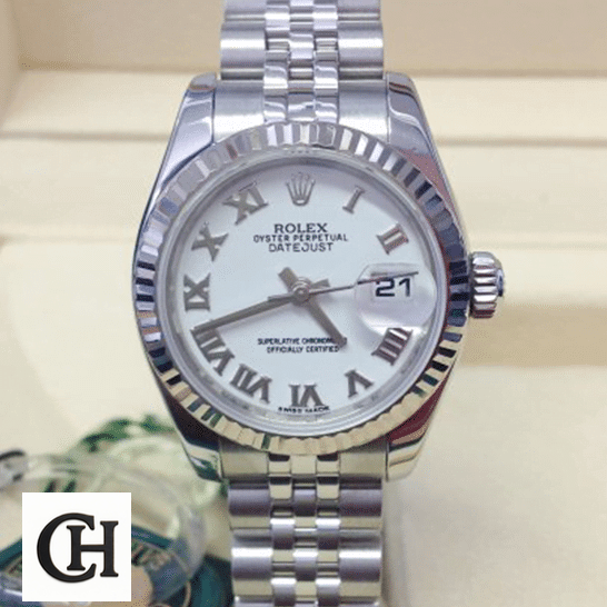 Rolex Datejust 179174 White Dial Romen Numerial