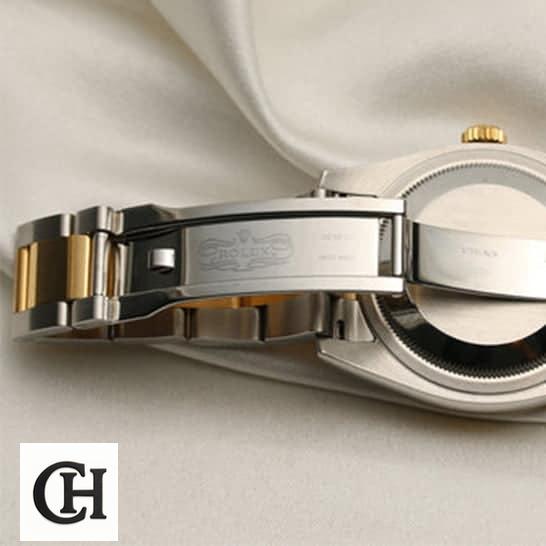 Rolex Datejust 116203 "Black Dial" Master rolex datejust black dial replica2 Rolex Datejust 116203 Open Fold Clasp