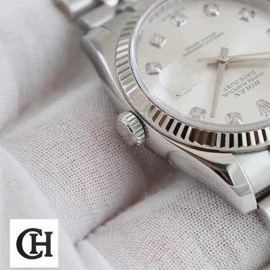 Rolex Datejust 178274 Rolex Datejust Steel Crown Pusher