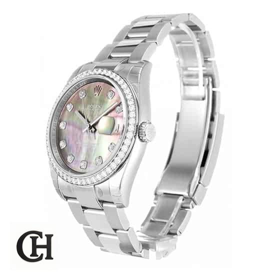 Rolex Datejust 116244 "Diamond Bezel" Masterpiece rolex datejust pink dial Rolex Datejust 116244 Gem-Set Bezel