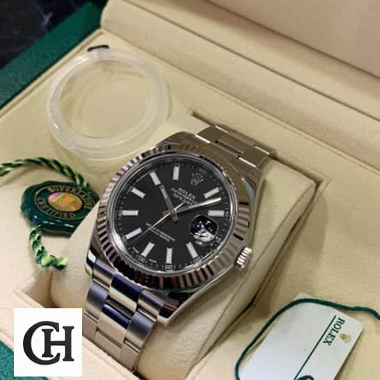 Rolex Datejust 116334BKSO Automatic Rolex Datejust II Automatic Black Dial 116334BKSO Oyster in the box