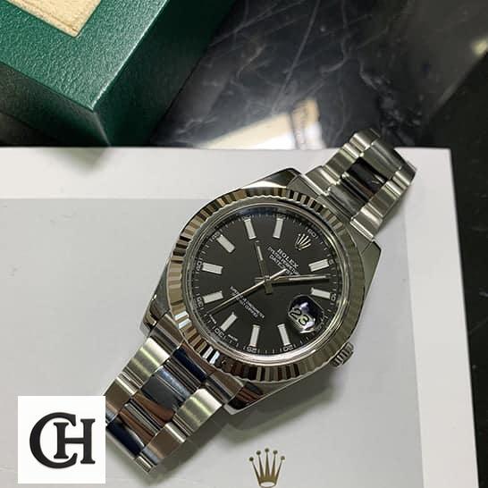 Rolex Datejust 116334BKSO Automatic Rolex Datejust II Automatic Black Dial on the Rolex Logo 116334BKSO on the box