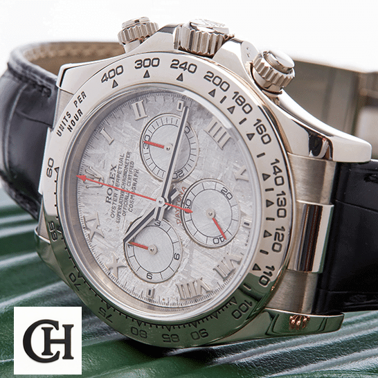 Rolex Daytona 116519 Rolex Daytona 116519 White Romen Numerial Dial on the Green Rolex Box