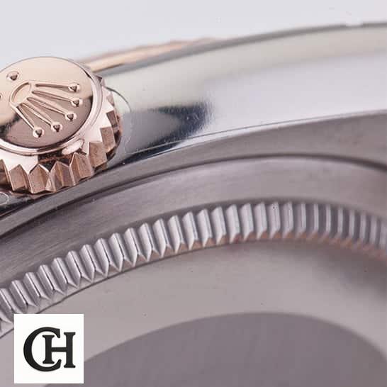 Rolex Datejust 36 116231 Stainless Steel Case & Rose Gold Crown Pusher