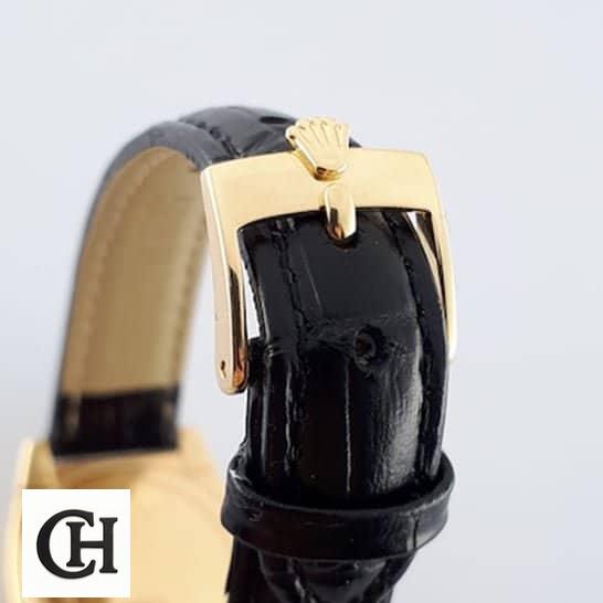Rolex Geneve Cellini rolex emblem on buckle