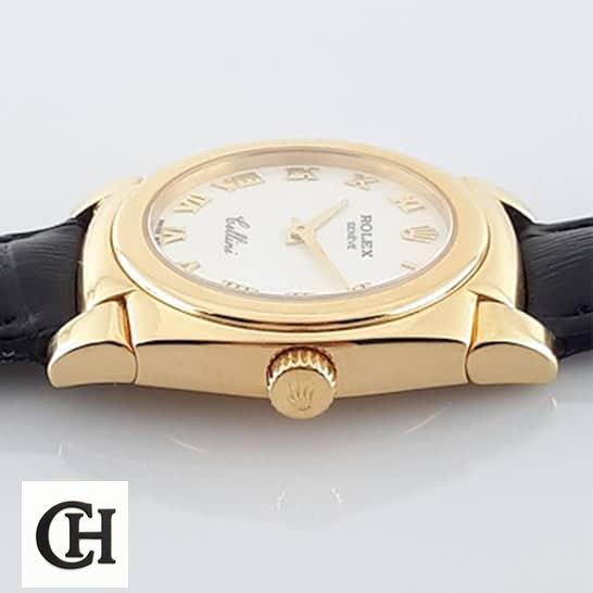 Rolex Cellini Geneve Gold Case & Crown Pusher 5320/8