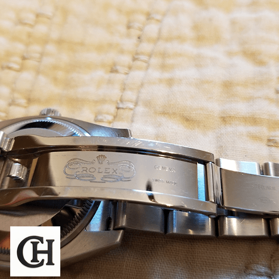 Rolex Air-King 114200 Oyster Perpetual "Black Dial" Signature rolex oyster perpetual 14200 0023 clasp Rolex Perpetual Oyster 14200-0023 stainless steel clasp