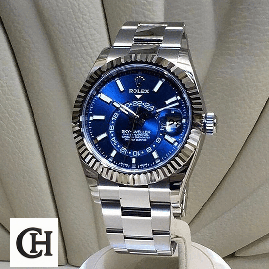 Rolex Sky-Dweller 326934-0003 "Blue Dial" Super Accurate rolex sky dweller 326934 0003 Rolex Sky-Dweller Blue Dial Stainless Steel 326934-0003 Oyster
