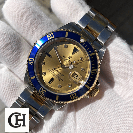 Rolex Submariner 16613 Rolex Submariner 16613 Two Tone Stainless Steel Blue Bezel