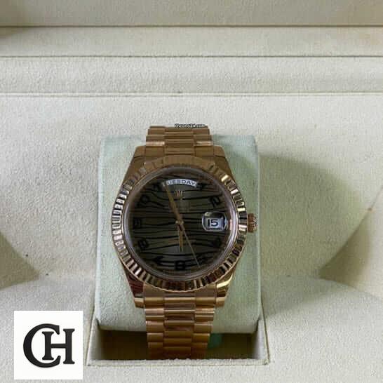 Rolex Day-Date 218235-0035 "Wave" Perfect rolex wave dial 218235 Rolex Day-Date Wave 218235-0035 in the Box