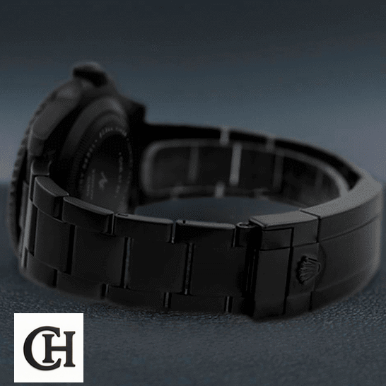 Rolex Submariner Blaken Black bracelet and clasp