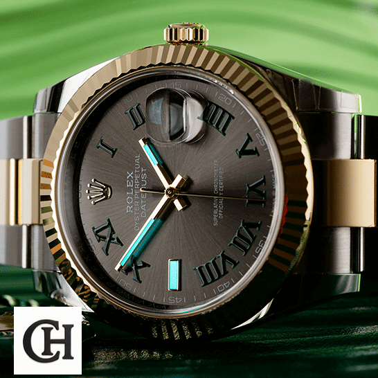 Rolex Datejust Grey Roman Dial 116333-0001 Mirror Rolex Datejust roman grey dial with Luminescent