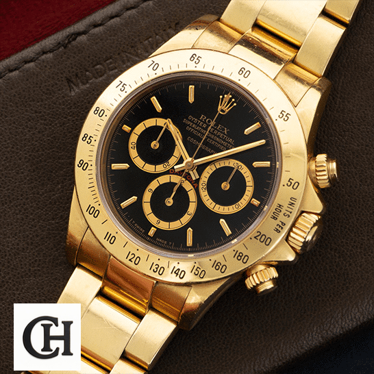 Rolex Daytona Cosmograph 16528 Black Dial Stick Indices
