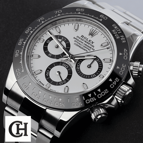 Rolex Daytona 116500ln-0001 Black Bezel White Dial Oyster