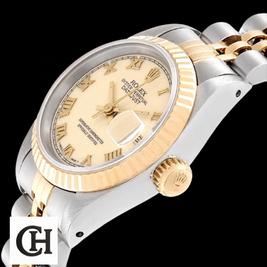 Rolex Datejust 69173 Edition Rolex Datejust Roman Jubilee Bracelet rolex logo on crown / push button