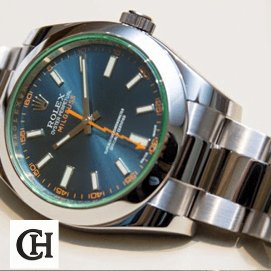 Rolex Milgauss Blue Dial 116400GV-0002 Edition Rolex Milgauss 116400GV-0002 Green Sapphire Crystal Stainless Steel Oyster Bracelet