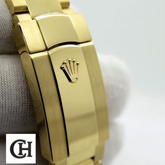Rolex Sky-Dweller 326938-0004 "Yellow Gold" rolex sky dweller black dial yellow gold 326938 oyster man dial Rolex Sky-Dweller 326938-0004 Yellow Gold Oyster Fold Clasp on the Rolex Logo