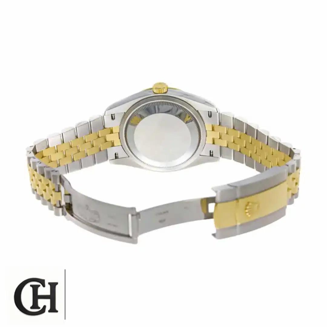 Rolex Datejust 116233 Rolex Brown Dial 116233 stainless steel clasp back view