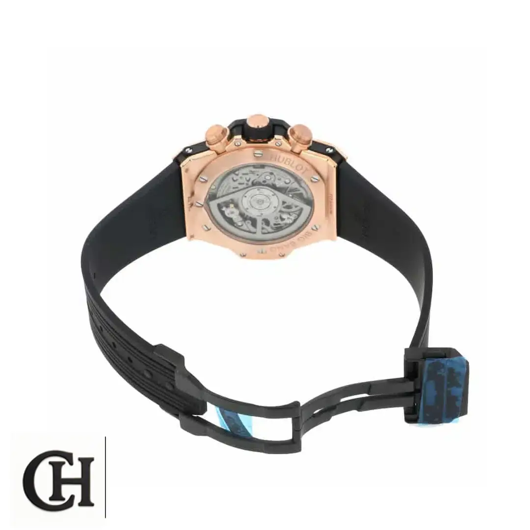 Hublot Big Bang Unico 441.OX.1180.RX "King Gold" Master Yeni Proje 3 25 The Hublot Big Bang King Gold 441.OX.1180.RX Black Rubber Bracelet Open Clasp