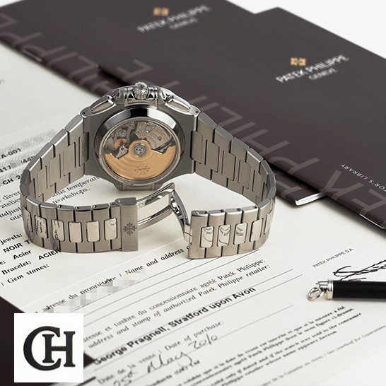 Patek Philippe Nautilus 5980/1A-001 Patek Philippe Nautilus 59801A-001 Steel Bracelet upside view