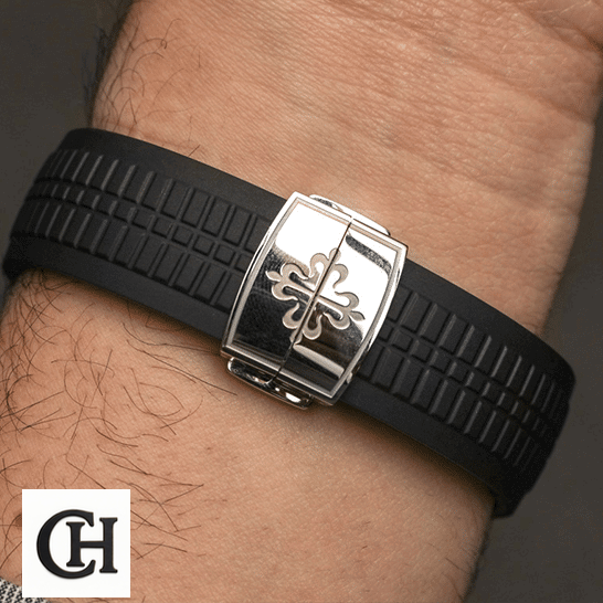 Patek Philippe Aquanaut Chronograph 5968A-001 Perfect Edition patek philippe aquanaut Patek Philippe Aquanaut 5968A001 Black Rubber Bracelet steel bracelet