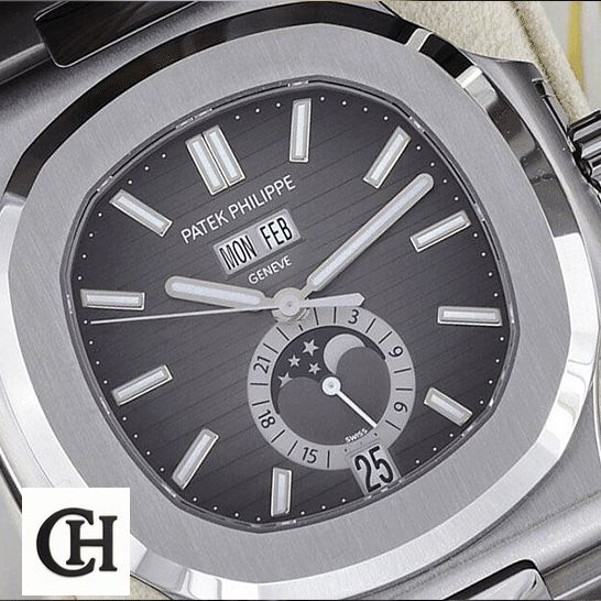 Patek Philippe Nautilus 5726_1A-001 Black Dial Steel front close view