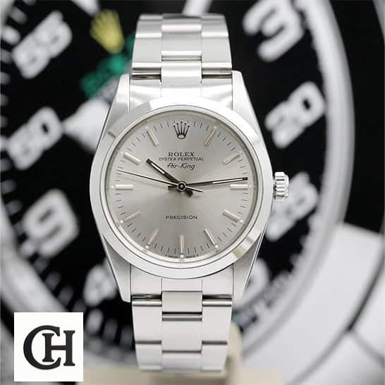 Rolex Air-King 5500 rolex air king 5500 Rolex Air King 5500 White Dial Oyster Bracelet