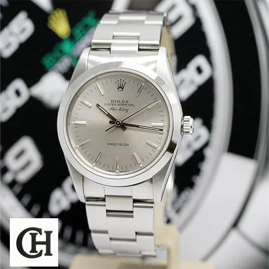 Rolex Air-King 5500 rolex air king 5500 replica4 Rolex Air King 5500 stick hours indices