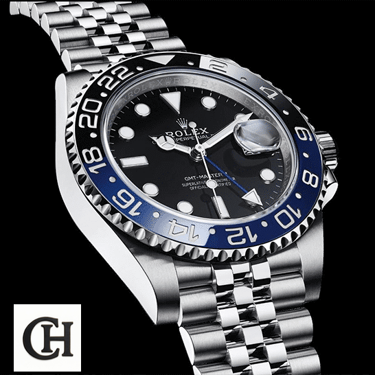 Rolex GMT-Master II 116710BLNR "Batman" Mirror rolex gmt Rolex GMT-Master II 116710BLNR Black & Blue Bezel Jubilee