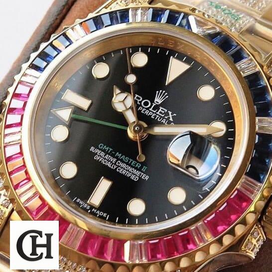 Rolex GMT-Master II 116718LN Rolex GMT-Master II Haribo Gold Black Dial