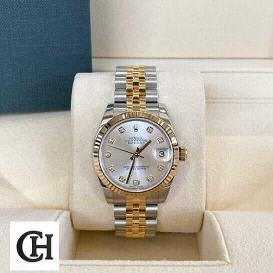 Rolex Datejust 16233 Signature 1 19 Rolex Datejust 16233 White Dial with Diamond Jubilee