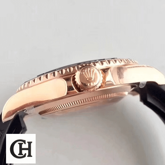Rolex Yacht-Master 116655 Supreme Rolex Yacht Master unitedluxury dial Rolex 116655 Black Rubber Bracelet crown / push button