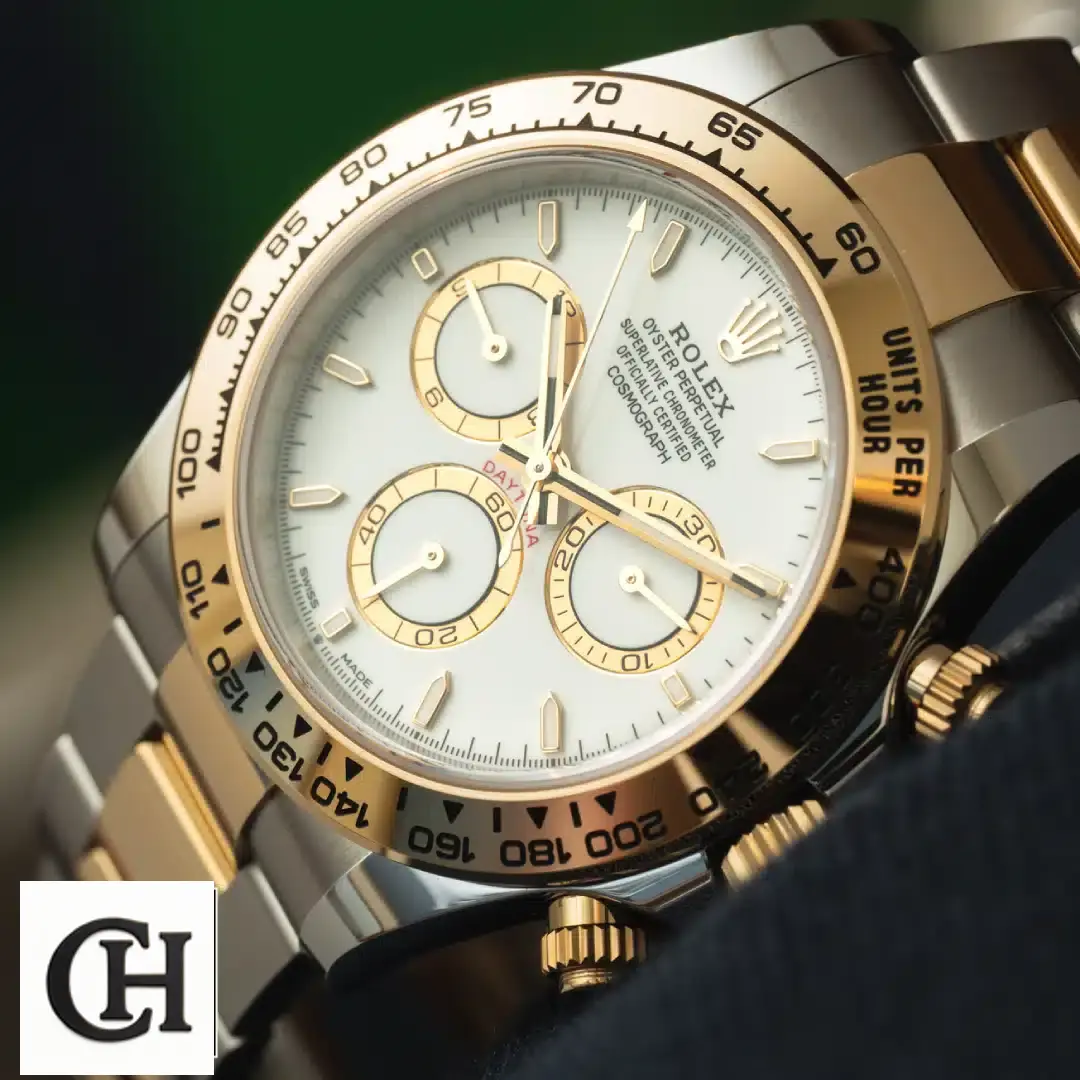 Rolex Oyster Chronograph 4030 Yeni Proje 3 4 Rolex Daytona Cosmograph 116503 Stainless Steel & Yellow Gold White Dial Oyster
