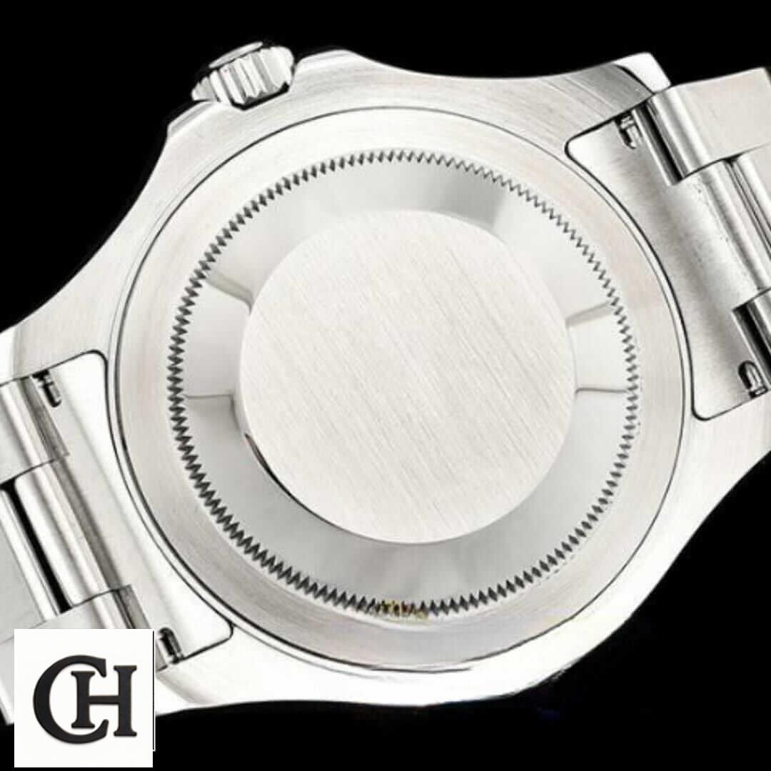 Rolex 116622 Oyster Stainless Steel Case black background