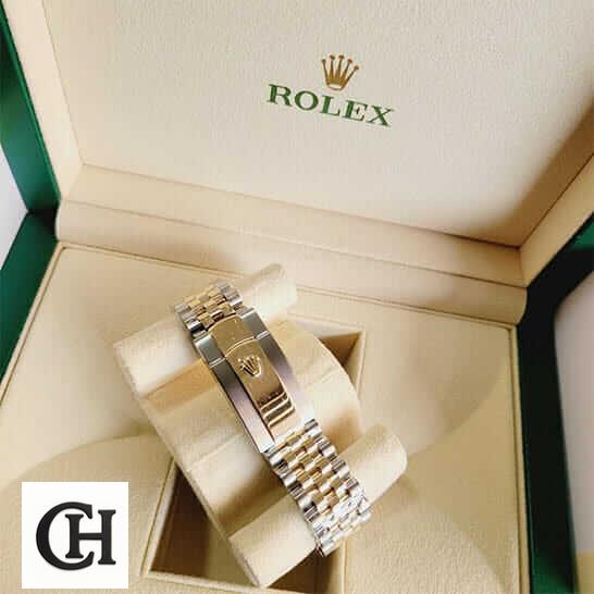 Rolex Datejust 126283RBR Master rolex 126283rbr 3 Rolex Steel Gold 126283RBR upside view and in the rolex box
