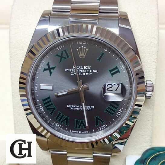 Rolex Datejust 126334 Wimbledon Grey Dial